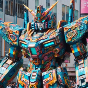 Painted Mecha