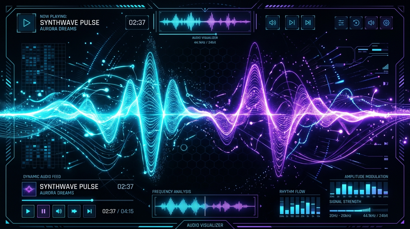 Web Audio Visualizer Engines